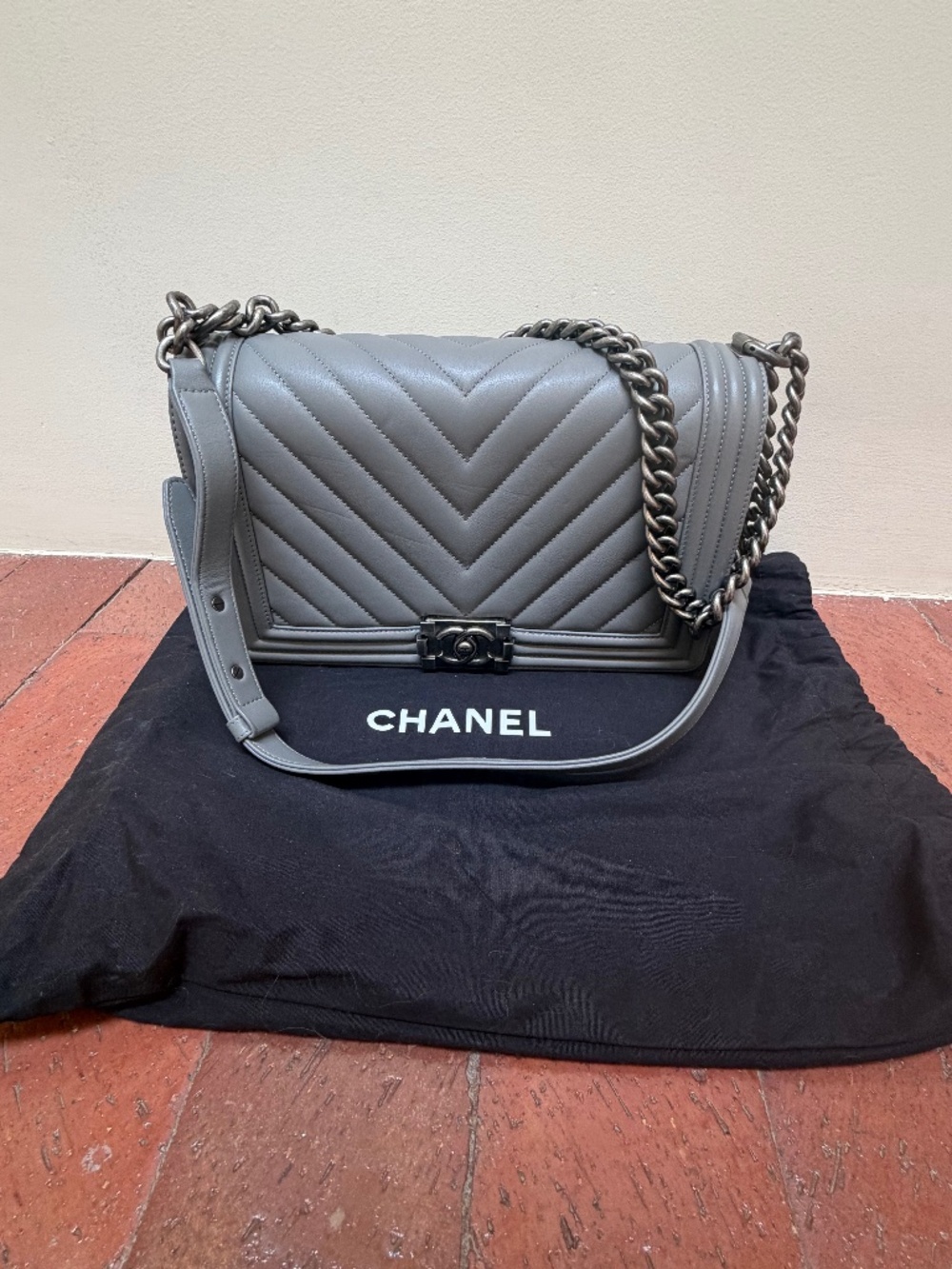 Chanel Chevron Flap Boy Bag
